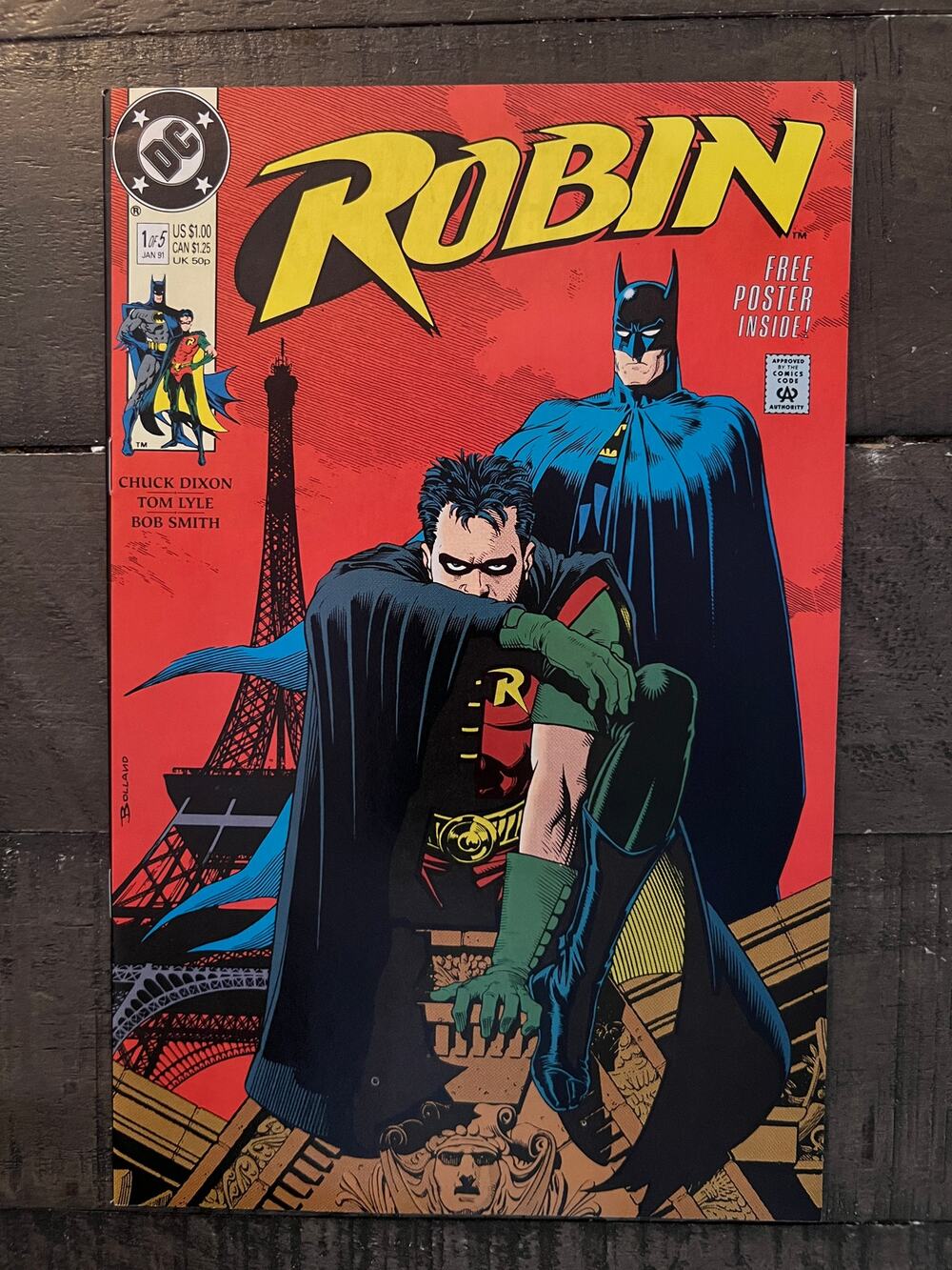 VINTAGE 1991 DC "ROBIN" #1 (1 of 5) - M - (Printing II) - FIRST ISSUE!